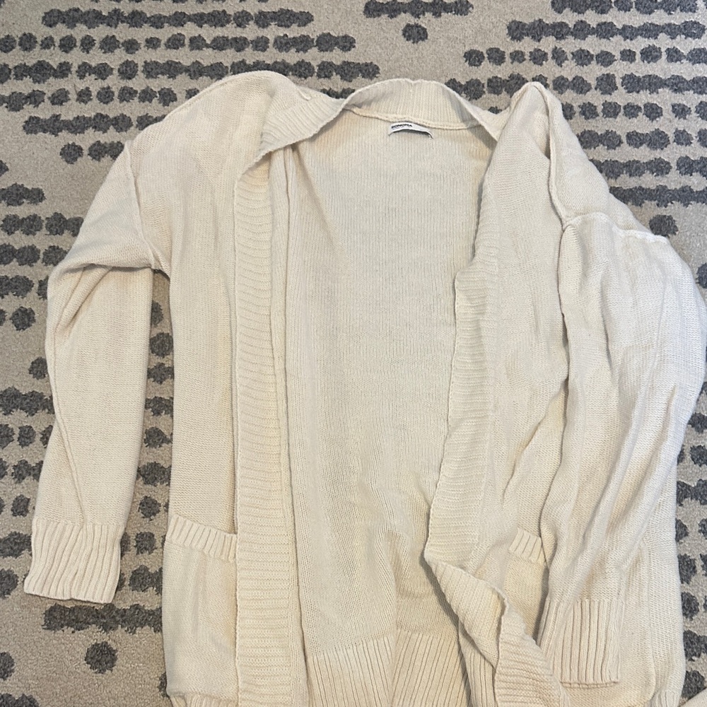 Sonoma Women's Beige Cardigan Sweater